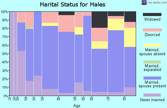 Holdenville marital status for males