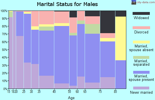 Jay marital status for males