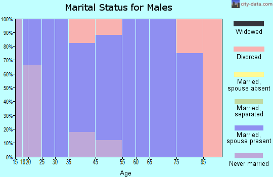 Kinta marital status for males