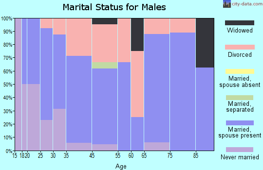 Langley marital status for males