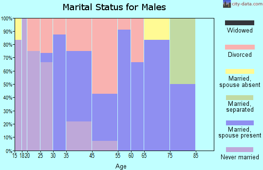 Lehigh marital status for males