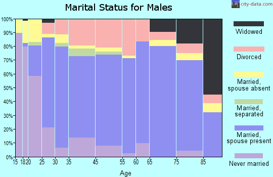 Miami marital status for males
