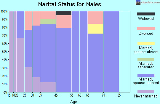 Ochelata marital status for males