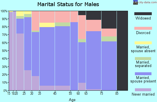 Picher marital status for males