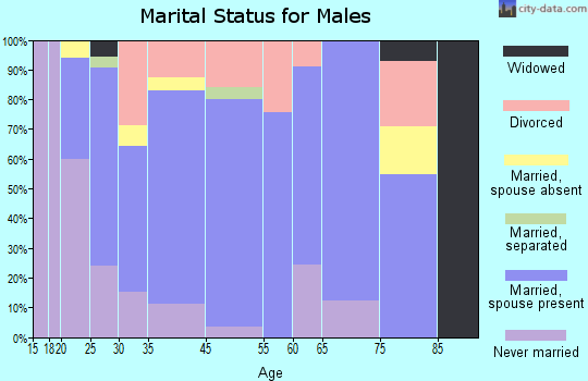 Prague marital status for males
