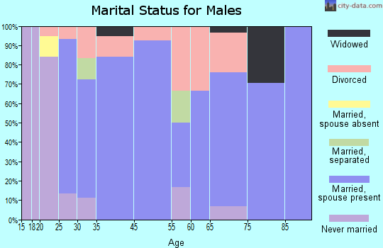 Shidler marital status for males