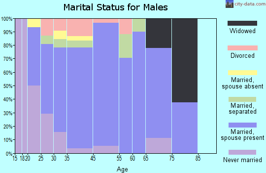 Tyrone marital status for males
