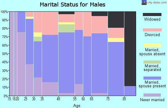 Wynnewood marital status for males