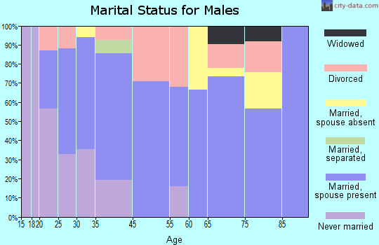 Bandon marital status for males