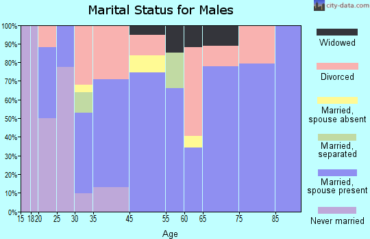 Barview marital status for males