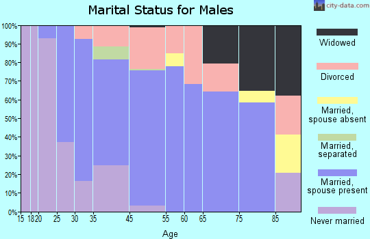 Chenoweth marital status for males