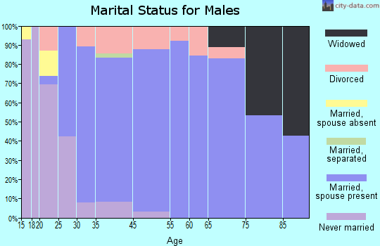 Dundee marital status for males