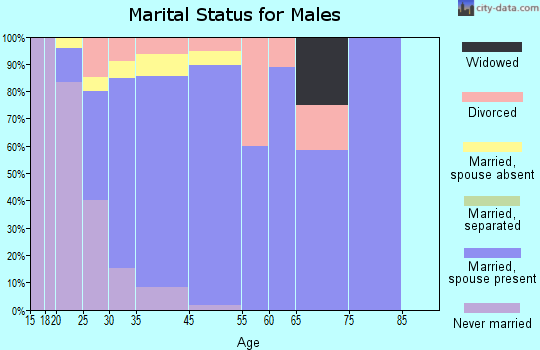Halsey marital status for males