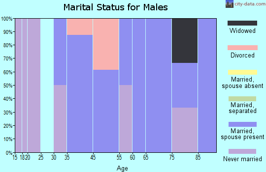 Jordan Valley marital status for males