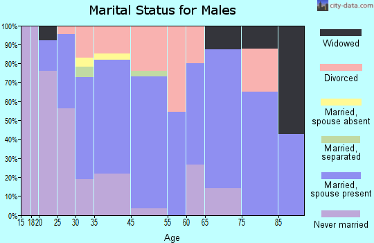Metzger marital status for males