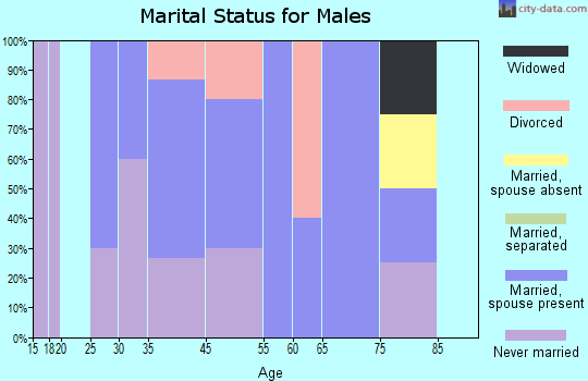 Mitchell marital status for males
