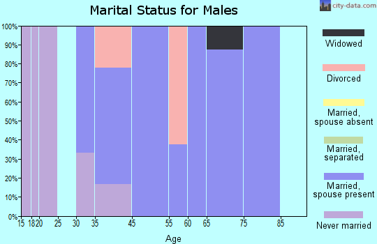 Nehalem marital status for males