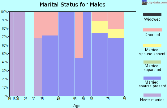 Netarts marital status for males