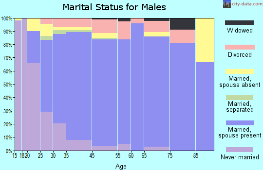 Dixon marital status for males