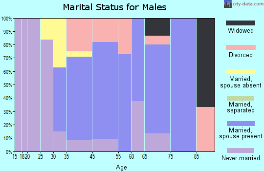 St. Paul marital status for males
