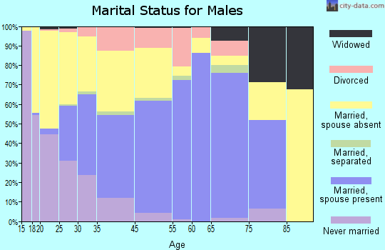 Dublin marital status for males