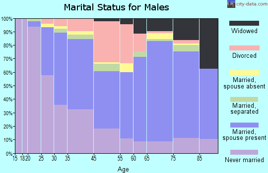 Aliquippa marital status for males