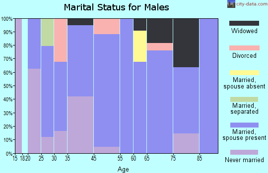 Almedia marital status for males