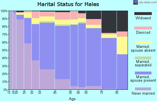 Back Mountain marital status for males