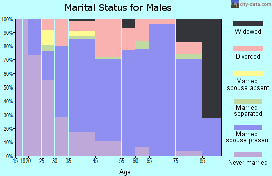 Baden marital status for males