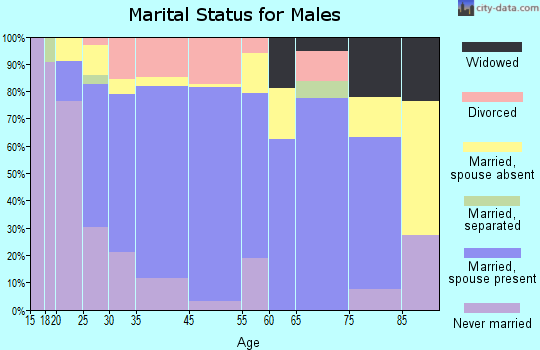 Bellefonte marital status for males