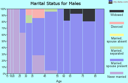 Belmont marital status for males