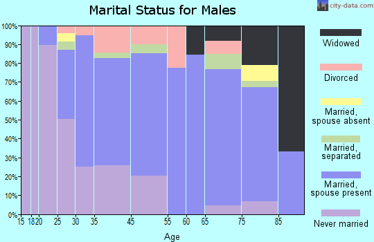 Bentleyville marital status for males
