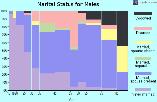 Berwick marital status for males