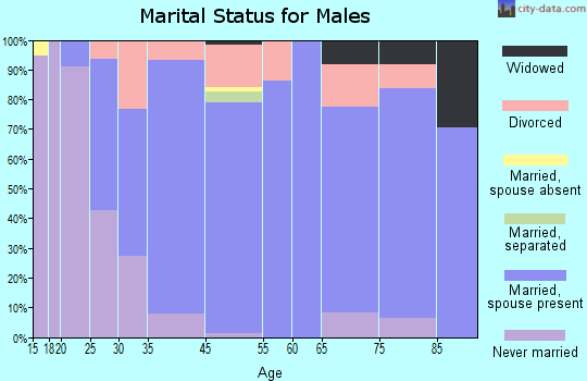 Boalsburg marital status for males