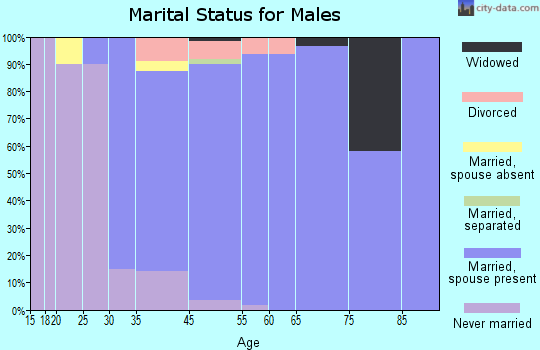Bradfordwoods marital status for males