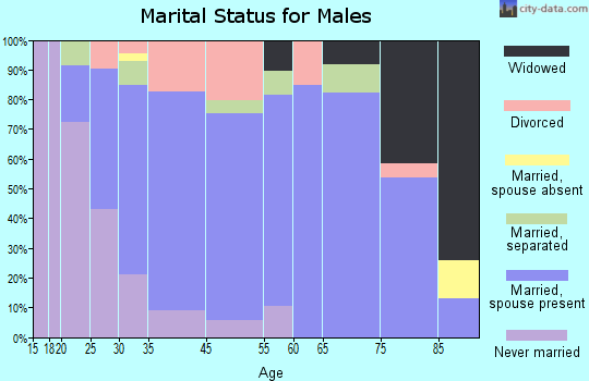 Brockway marital status for males