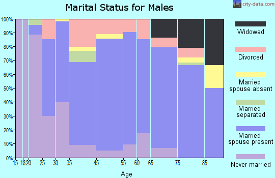 Catawissa marital status for males