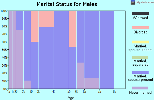Centerport marital status for males