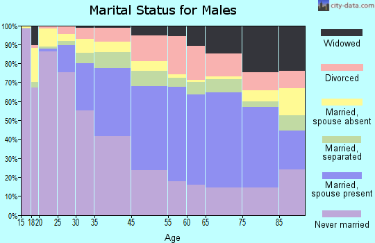 Chester marital status for males