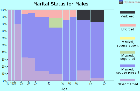 Chicora marital status for males