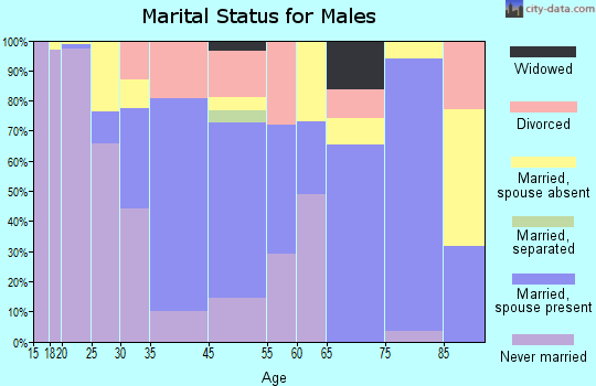 Clarion marital status for males