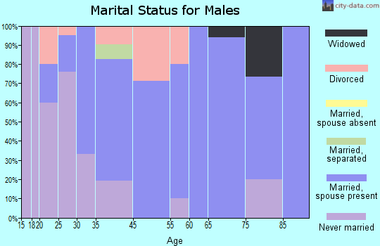 Cokeburg marital status for males