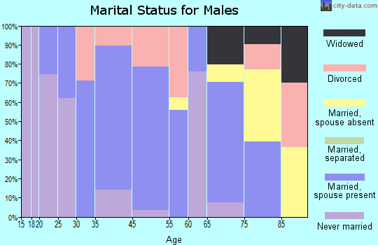 Dallastown marital status for males