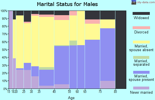 Eagleville marital status for males