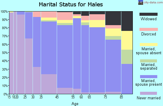 East Norriton marital status for males