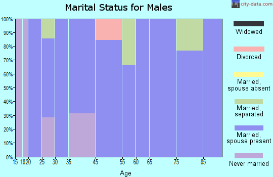 Elgin marital status for males