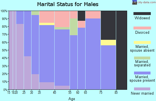 Fayetteville marital status for males