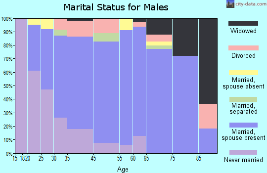 Flemington marital status for males