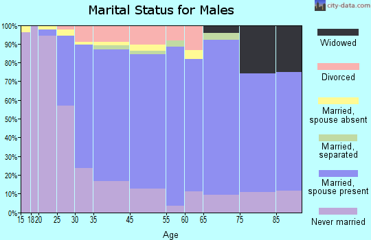 Glenside marital status for males