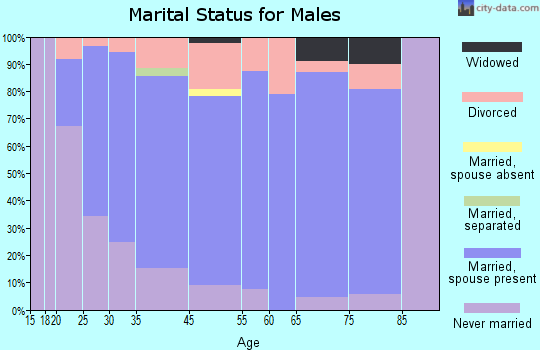 Greencastle marital status for males